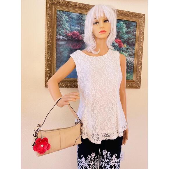 Coach Vintage Hamilton sand Small/mini baguette pebble Leather bag Y2K 5052 - Picture 3 of 10